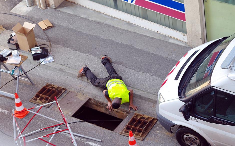 travaux assainissement Courbevoie